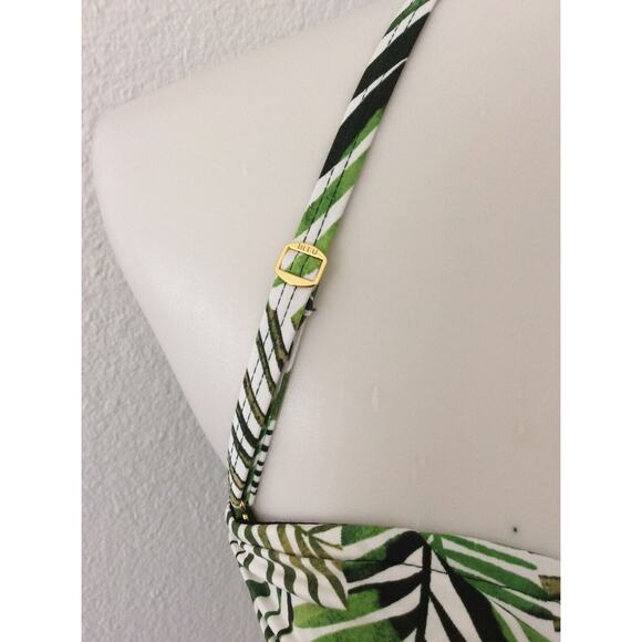 Bleu Rod Beattie Swim Tankini Bikini Top Halter Tropical - Picture 3 of 9